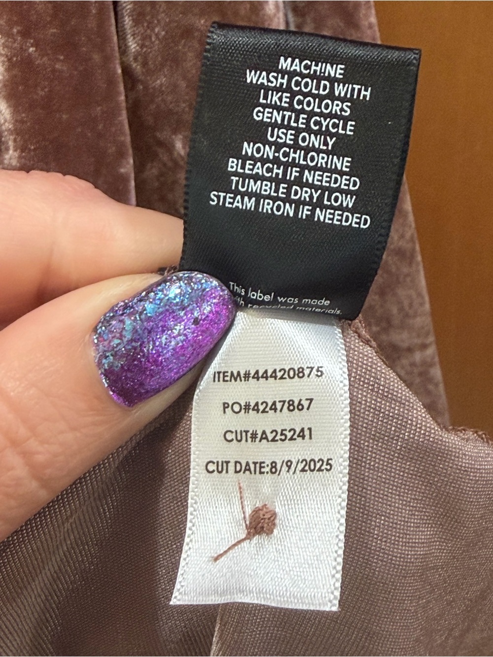 torrid | Lizzie Velvet Button-Up Shirt Nutmeg - Picture 9 of 10